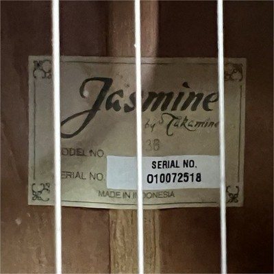 Jasmine by Takamine S38 Dreadnought Acoustic Guitar 6 String Brown Right-Handed