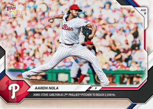 2026 Topps Now 536 Aaron Nola