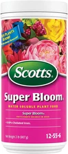 Super Bloom Water Soluble Plant Food, 2 Lb - NPK 12-55-6 - Fertilizer for Outdoo
