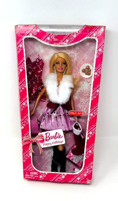 2009 Happy праздники кукла T4316 Target эксклюзивный Рождественские аксессуары новый в коробке - Изображение 2 из 4