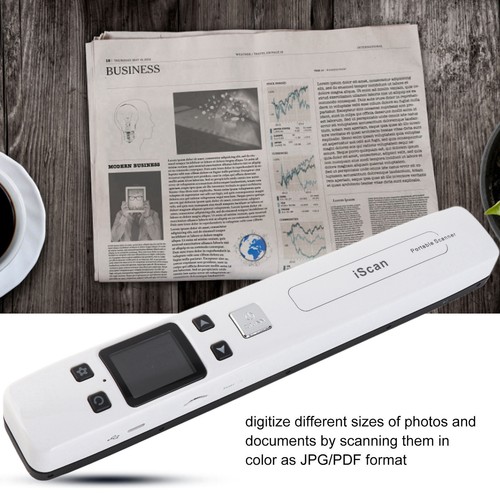 Portable Scanner JPEG PDF A4 Size 300 600 1050DPI Monochromatic Color Mode Do FY - Afbeelding 3 van 28