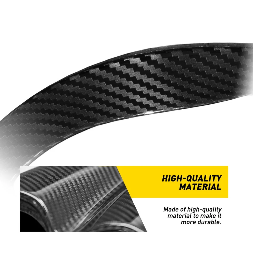 Funda de ventilación de aire de tablero de instrumentos ABS de fibra de carbono para Honda Civic 10th 2016-2020 Foto 4 de 4