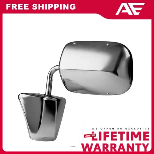 Door Mirror Stainless Steel For 73-96 GMC Jimmy G3500 G1500 G2500 Chevrolet