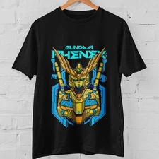 Gundam Phoenix Anime Tee Japanese Mecha Graphic Streetwear Unisex Shirt
