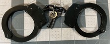 Cuffs BLACK CHAIN Handcuffs 2 keys black