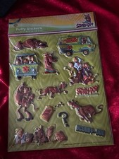 2012 Scooby-Doo Puffy Stickers Mystery Machine Hanna-Barbera Sealed
