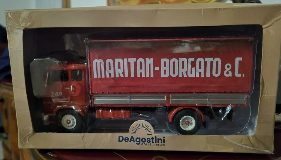 DE AGOSTINI CAMION VOLVO F88 MARITAN - BORGATO & C. SCALA 1/43 - Immagine 4 di 4