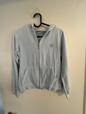 Arizona Kids Zip up Velvet Couture bling Y2K Blue 14/16 comfortable athleisure