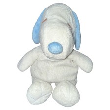 Ty Pluffies Snoopy Peanuts Puppy Dog Plush Stuffed Animal Toy 2011 11” No Sound