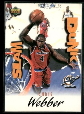 Chris Webber 1997 Upper Deck Nestle Slam Dunk #SD1 Washington Wizards