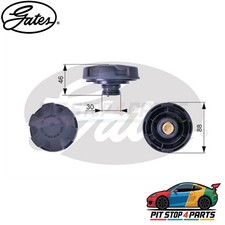 Gates RC241 Coolant Tank Sealing Cap Durable Fits BMW X5 2013-2018