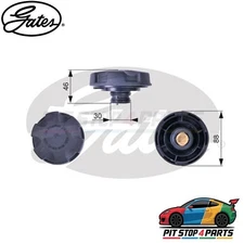 Gates RC241 Coolant Tank Sealing Cap Durable Fits BMW X5 2013-2018