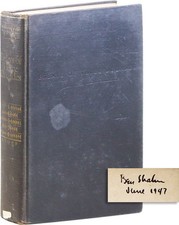 Thomas Mann ESSAYS OF THREE DECADES 1st Am ed 1947 Ben Shahn's copy 
