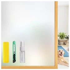 Window Privacy Film with 3 Installation Tools - Frosted Glass Window Film UV ...