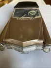 Bandai Cadillac with Moving Wipers Tin BO Toy Car  Working Vintage