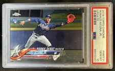 2018 Topps Chrome Update Ronald Acuna Jr. RC Rookie #HMT31 Braves PSA 10