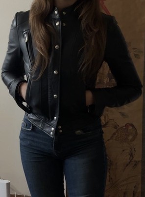 Dolce Gabbana Motorrad Lederjacke 