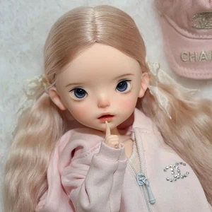 1/6 BJD Doll Resin Bare Body w/ Eyes Face Makeup Collect Handmade Cute Girl Gift