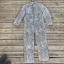 VTG Cabelas Coveralls Mens L Reg 42-44 Regular Real Tree Camo Hunting Made USA