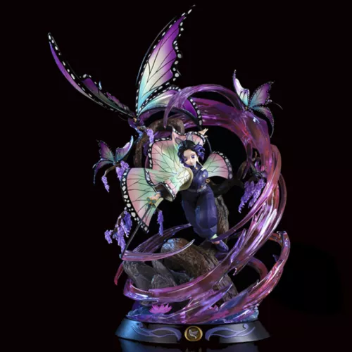 Statua Modellino Demon Slayer Kochou Shinobu PVC 36 cm Giocattolo Regalo Natale Nuovo - Foto 2 di 10