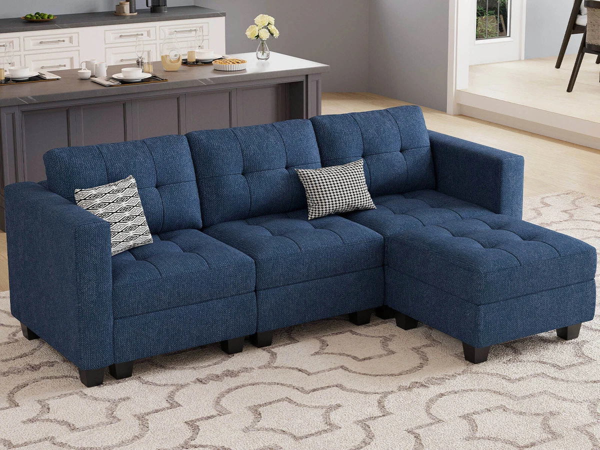 Fluffy l 2024 shaped couch