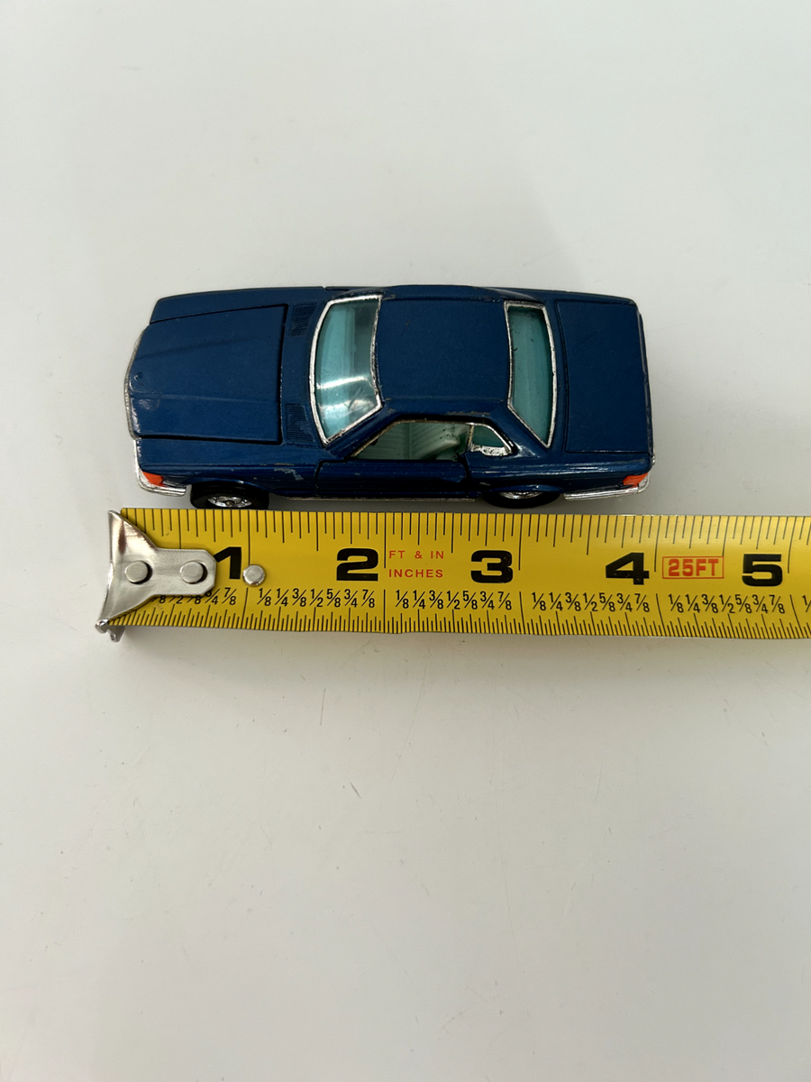 Vintage CORGI Toys MERCEDES BENZ 350 SL Whizzwheels Blue