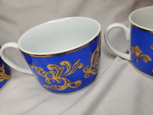 6 Bloomingdales American Atelier Celebrations Hanukkah Porcelain Cups Teacups g - Picture 4 of 5
