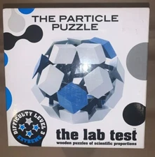The Lab Test The Particle Puzzle Wooden Scientific Level 3 Extreme Brain Teaser