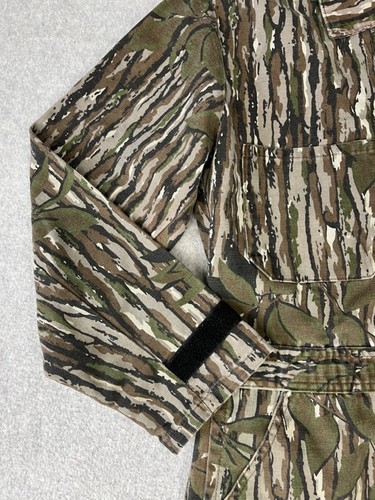Vintage Walls Coveralls Mens M Realtree Camo Hunting Canvas Lightweight Made USA - Picture 5 of 12