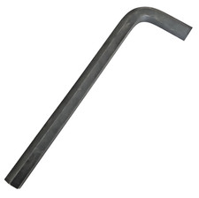 Langer 19 mm Inbusschl&uuml;ssel Chrom Vanadium. Gesamtl&auml;nge 300 mm.