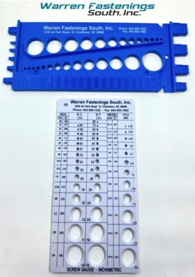 Bolt & Screw Gauge Combo Set Metric & Standard
