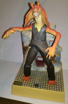 Vintage STAR WARS Cantina Scene Alien Jar Binks Talking Dancing