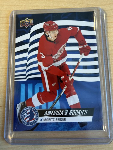 UD National Hockey Card Day Moritz Seider 1st Rookie Card Rookie Of 