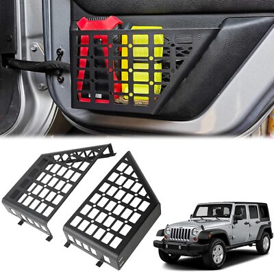 Heck Tür Aufbewahrungsbox Taschen für 2007-2018 Jeep Wrangler JK JKU