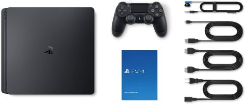 SONY Playstation 4 Pro PS4 Jet Black Console 1TB CUH-7200BB01 w 