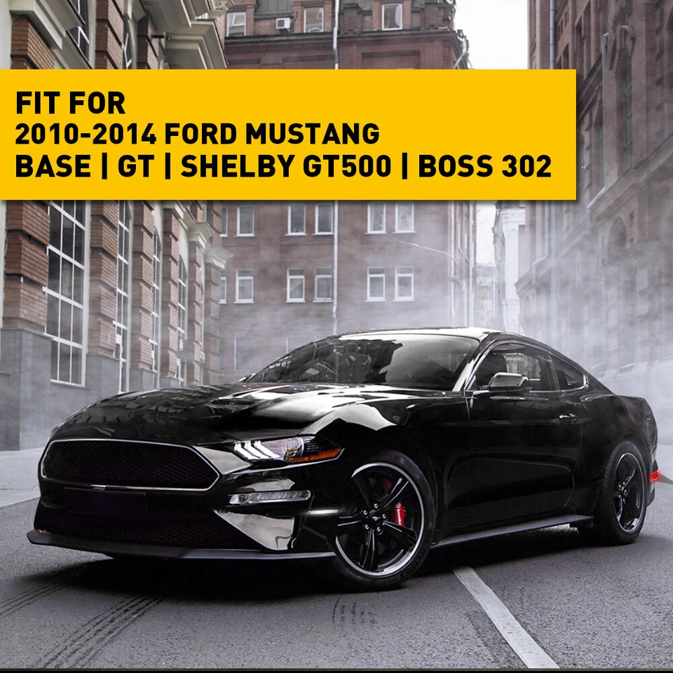 Luces de señalización laterales LED delanteras y traseras con lente ahumada para Ford Mustang 2010-2014 4 piezas Foto 2 de 4