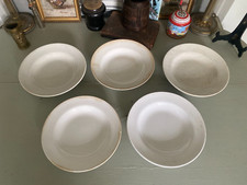 5 anciennes assiettes creuses