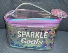 JUSTICE SPARKLE GOALS BATH BOMB/CONFETTI/DUST/SHOWER FIZZER SET  CARRY CASE WOW