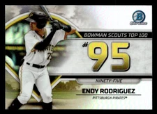 2023 Bowman #BTP-95 Endy Rodriguez Bowman Scouts Top 100 card
