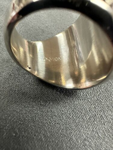 Kevin Harvick 10K White Gold Diamond Ring 2014 NASCAR Spring Cup Series Size 10 - Picture 5 of 7