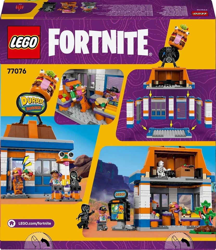 LEGO Fortnite 77076 Durrr Burger Restaurant 546 pcs Toy Building Kit - Image 2 of 4