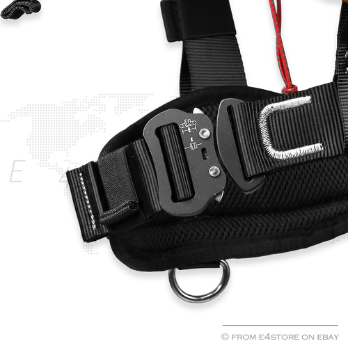 Tree Climbing Saddle Arborist Sit Harness S Black - Picture 6 of 6