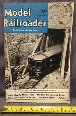 Model Railroader April 1947 ''Here's How To Make Trees''