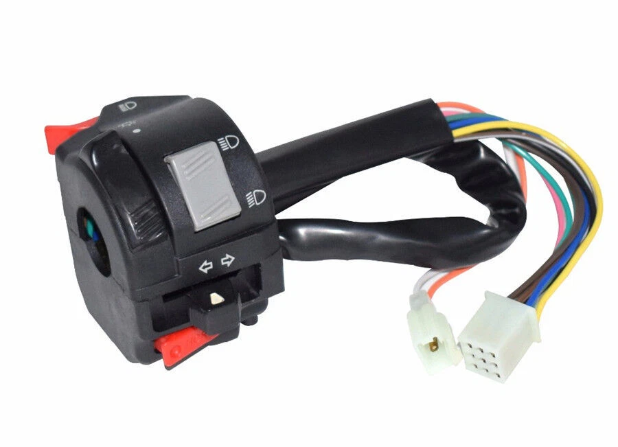 7/8" 22mm Moto ATV Bocina Señal de giro Luz Faro ON/OFF Interruptor Control Foto 4 de 4