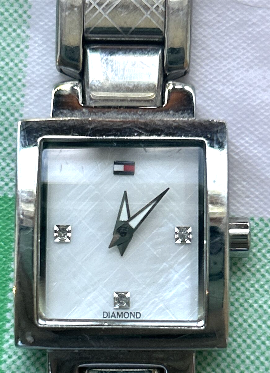 Tommy Hilfiger Ladies Silver Tone Link Watch Tommy Hilfiger Ladies main image 2
