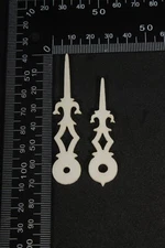 Set real buffalo bone cuckoo clock hands. 64mm minute S204. More sizes available
