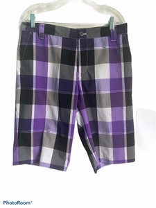 adidas plaid golf shorts