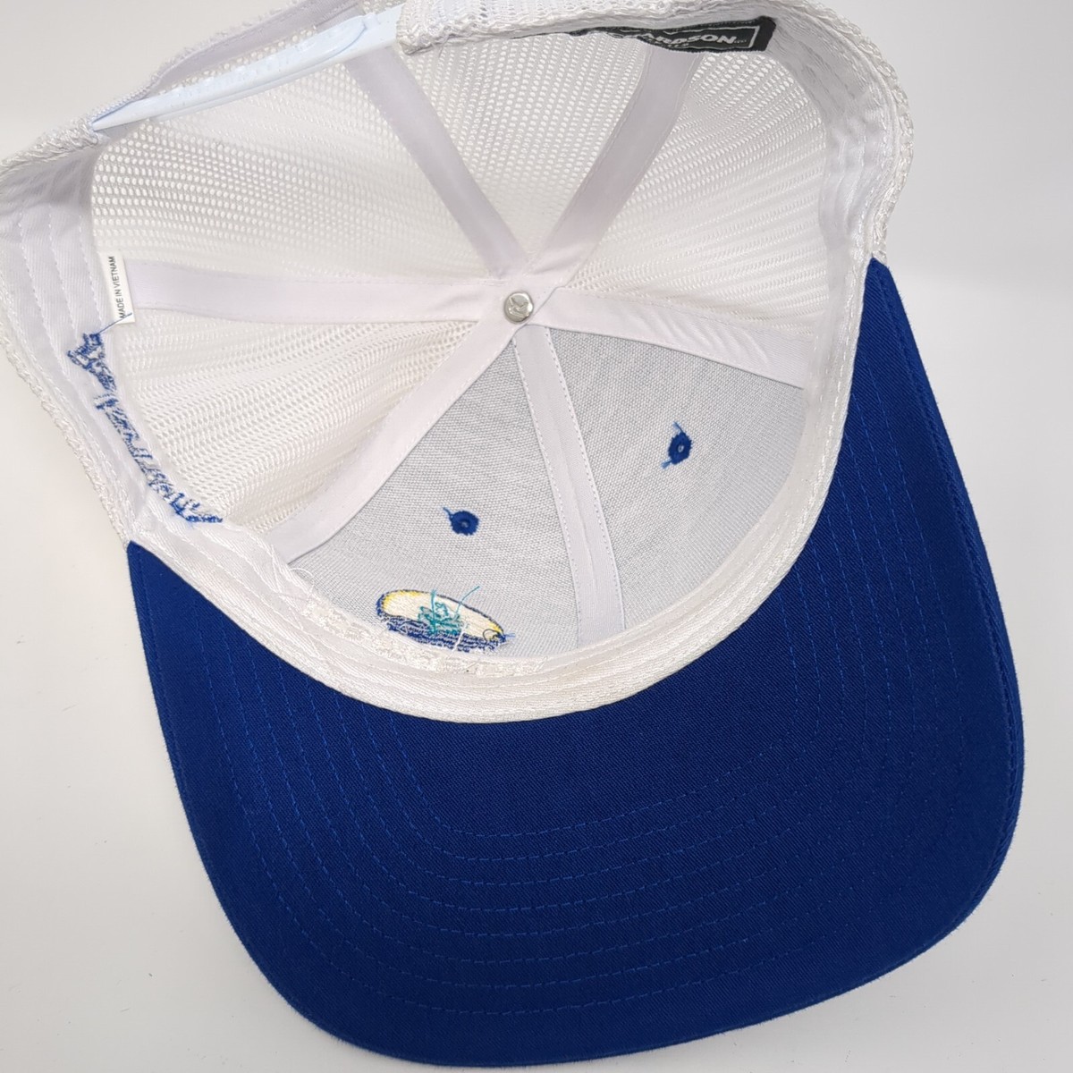 Interwest Snapback Mesh Back Trucker Hat Blue One Size Richardson View 6