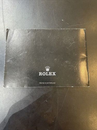 Original Vintage Rolex "Your Rolex Oyster" Booklet 1985 mint condition - Picture 2 of 3