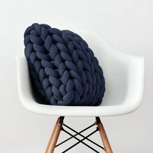40*40CM Square Chunky Knit Thick Pad Sofa Pillow DIY Arm Knit Cushion Party Gift - Picture 19 of 26